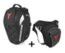 Mochila Baú + Bolsa de Perna - Kit Motocentric