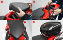 Mochila Baú + Bolsa de Perna - Kit Motocentric