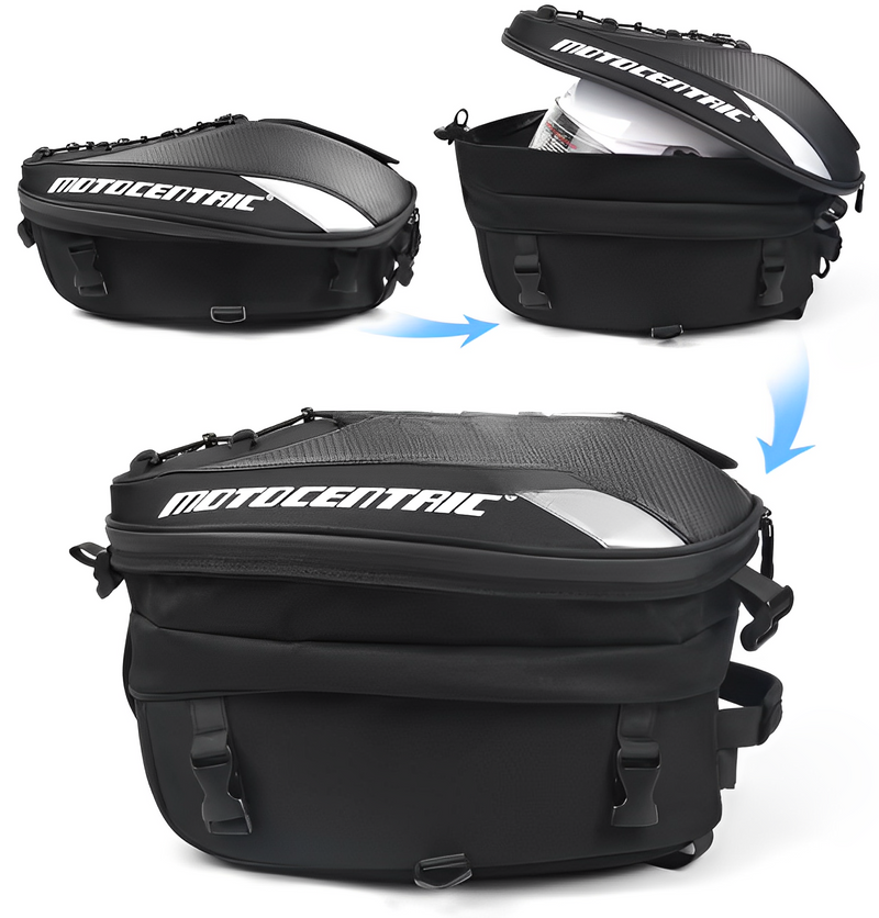 Mochila Baú + Bolsa de Perna - Kit Motocentric