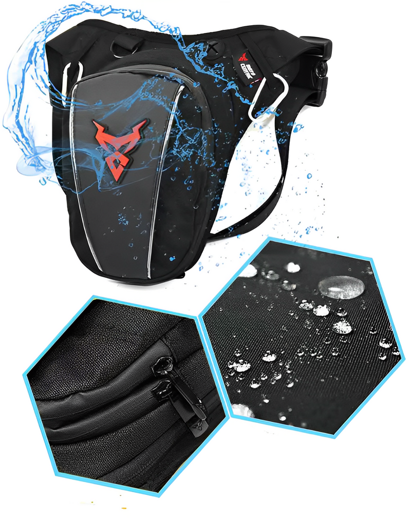 Mochila Baú + Bolsa de Perna - Kit Motocentric