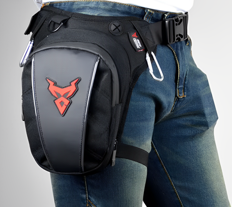 Mochila Baú + Bolsa de Perna - Kit Motocentric