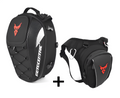 Mochila Baú + Bolsa de Perna - Kit Motocentric