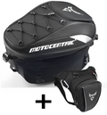 Mochila Baú + Bolsa de Perna - Kit Motocentric