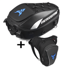 Mochila Baú + Bolsa de Perna - Kit Motocentric