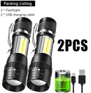 Mini Lanterna recarregável USB - LumiX