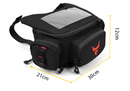 Bolsa de Guidão Impermeável com Tela Touch para Motociclistas