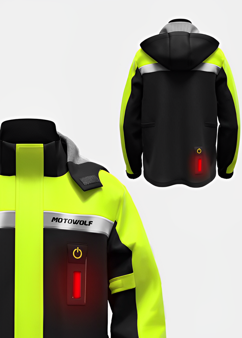 Capa de Chuva Unissex com LED KEMIMOTO