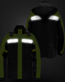 Capa de Chuva Unissex com LED KEMIMOTO