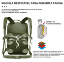 Mochila Impermeável, 45L, Aventuras - Tática Militar
