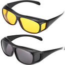 Óculos Unissex Direção Noturna e Proteção UV Durante o Dia - Night Sight
