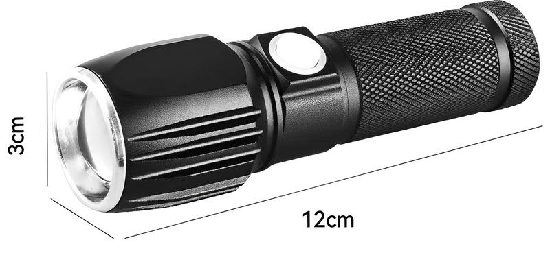 Lanterna Tática Led de Alta Potência Modelo MAX-7104