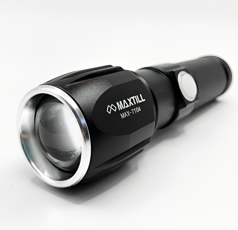 Lanterna Tática Led de Alta Potência Modelo MAX-7104
