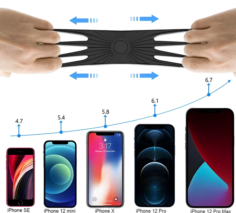 Suporte de Celular Silicone 360º