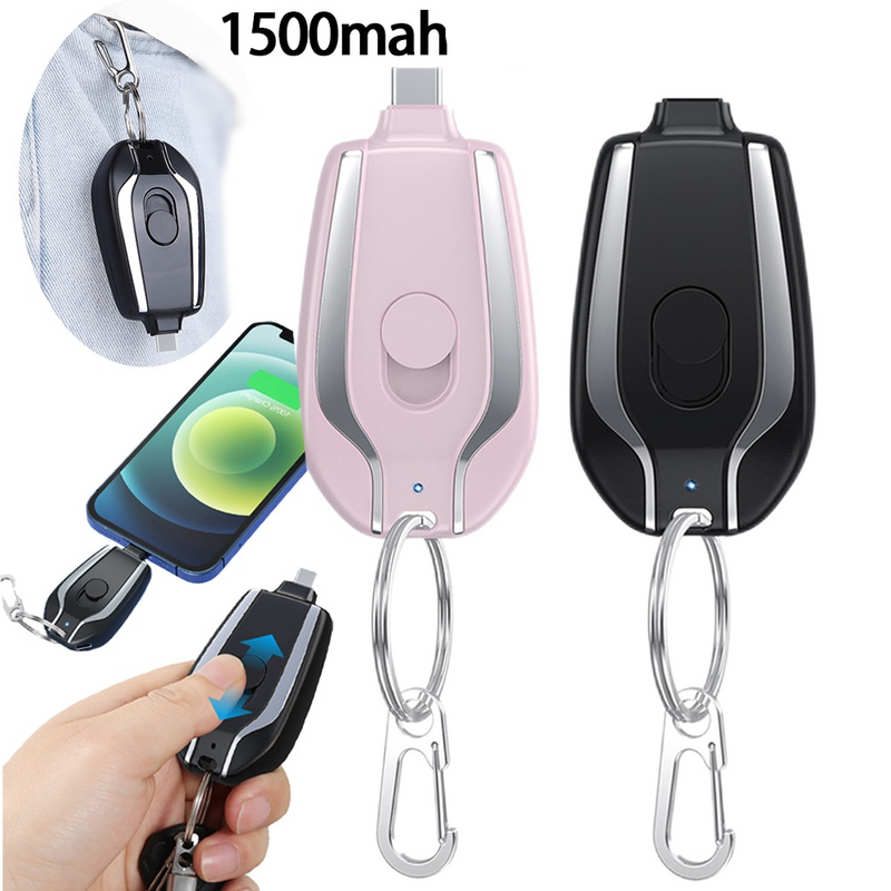 Carregador Chaveiro (iPhone/Tipo C) - PowerPocket